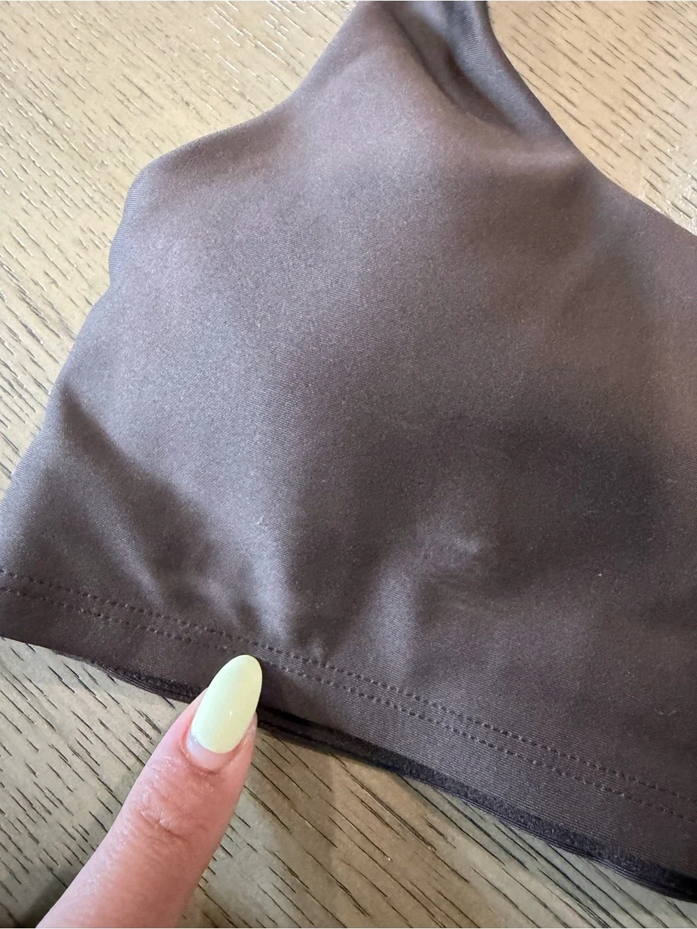ALO Yoga Brown Racerback Seamless Sports Bra